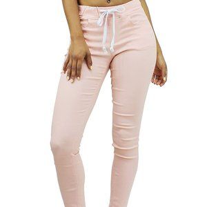 RED FOX Blush Pink Drawstring Joggers